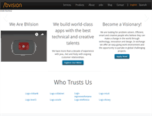 Tablet Screenshot of bvision.com